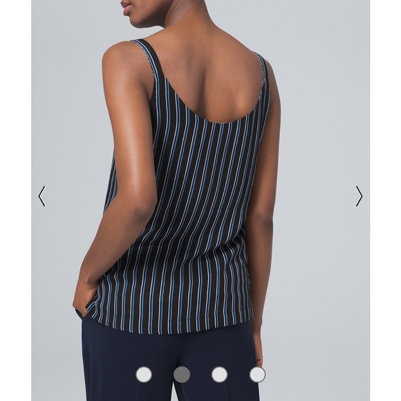 WHBM Ultimate Reversible Stripe/Abstract Camisole. 4-ways to wear. - Picture 2 of 15